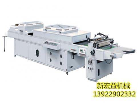 SG-1200B-M全自动UV厚薄纸三辊单机头全面上光机